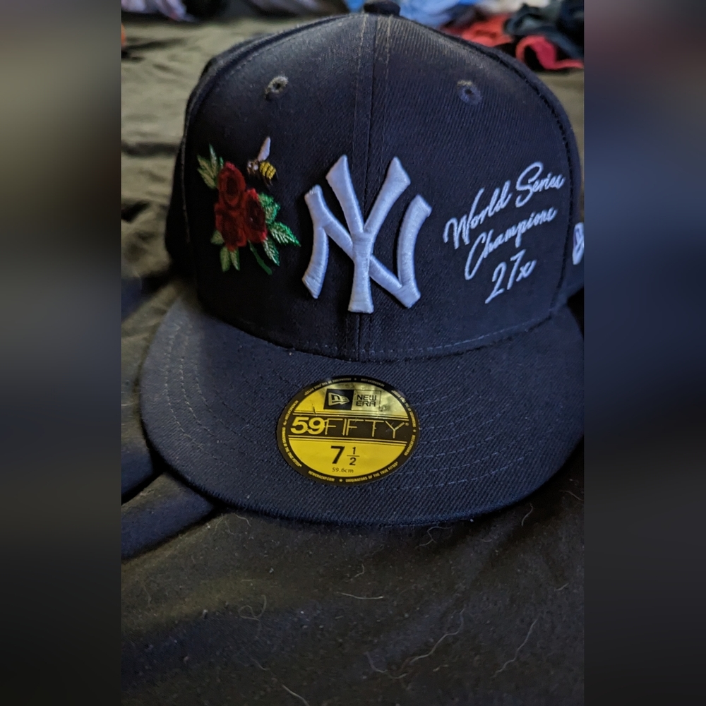 MLB NY YANKEES FITTED HAT 7 1/2